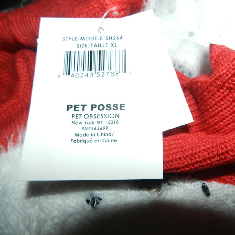 Christmas Santa Claus Pet 💥Sweater Christmas Santa  Pet Sweater 🆕NWT! - Picture 9 of 11